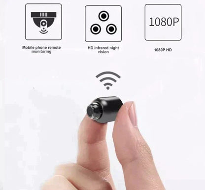 2-Pack Mini WiFi Security Cameras – 1080p HD, Night Vision, Baby & Pet Monitor