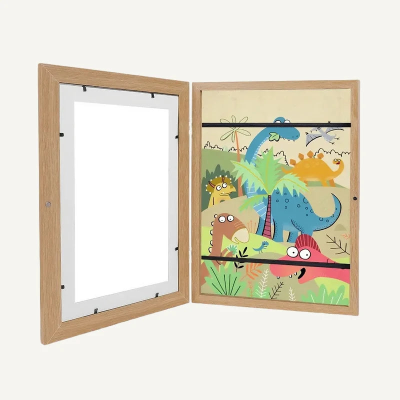 Kids Art Frame with Storage – Display & Organize Children’s Drawings