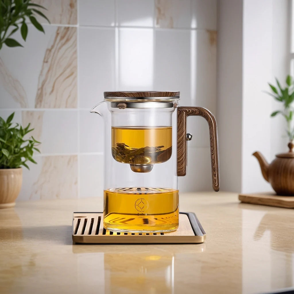 Elegant Glass Tea Brewer with Infuser