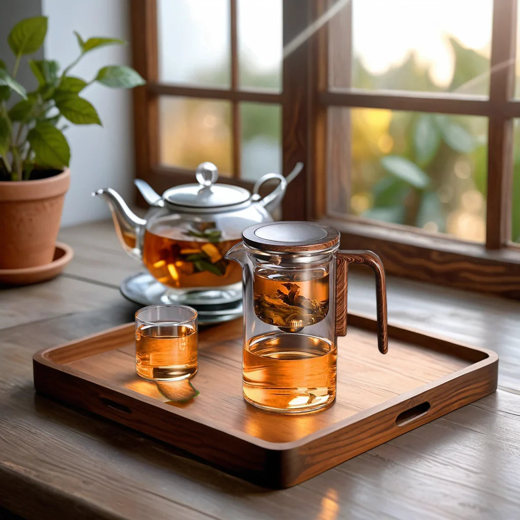 Elegant Glass Tea Brewer with Infuser